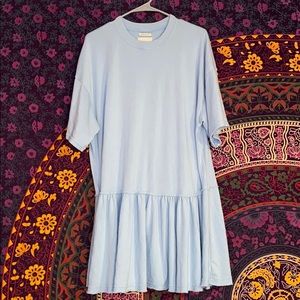 Ae Oversized Fleece Babydoll Dress 